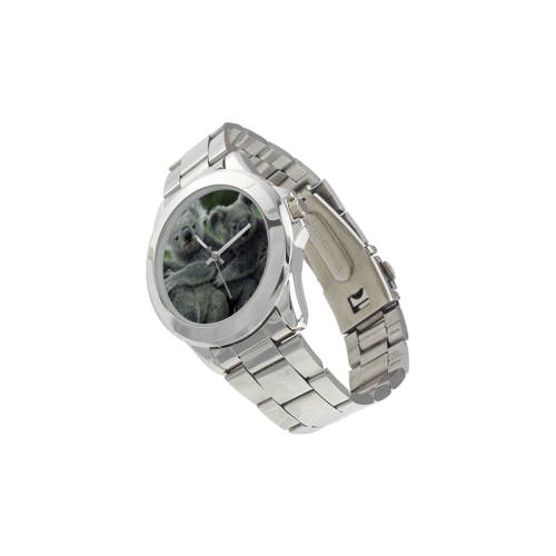 Koala Bear Unisex Stainless Steel Watch(Model 103)