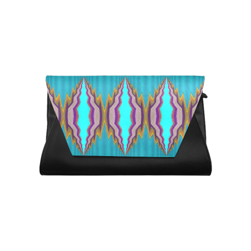 Clutch bag with light blue pattern-annabellerockz Clutch Bag (Model 1630)