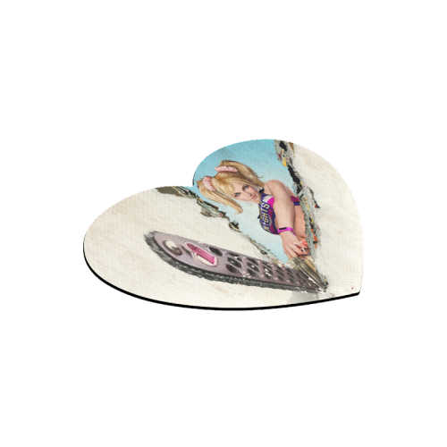 Lollipop Chainsaw Heart-shaped Mousepad