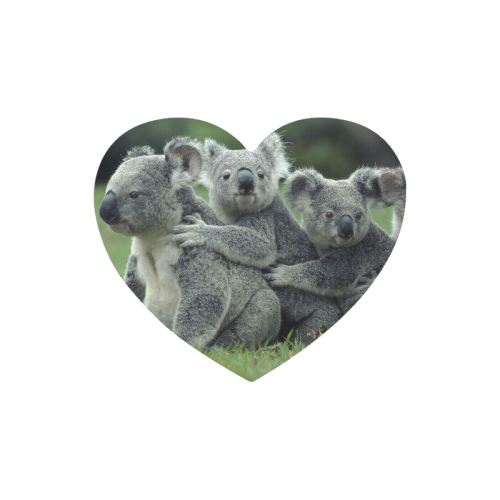 Koala Bear Heart-shaped Mousepad