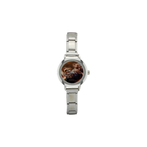 Cute Little Animal Koala Women's Italian Charm Watch(Model 107)