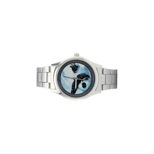 Panda Men's Stainless Steel Watch(Model 104)