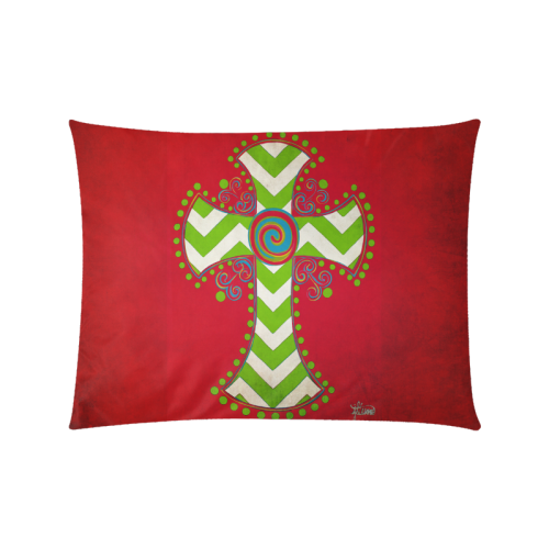 Popular And Trendy Chevron Design Custom Zippered Pillow Case 20"x26"(Twin Sides)