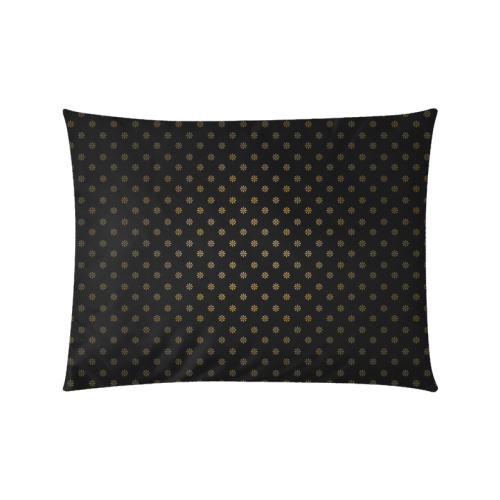 Little Flower Point Pattern Custom Zippered Pillow Case 20"x26"(Twin Sides)