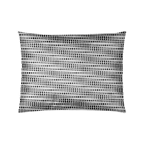 Polka Dot Custom Zippered Pillow Case 20"x26"(Twin Sides)