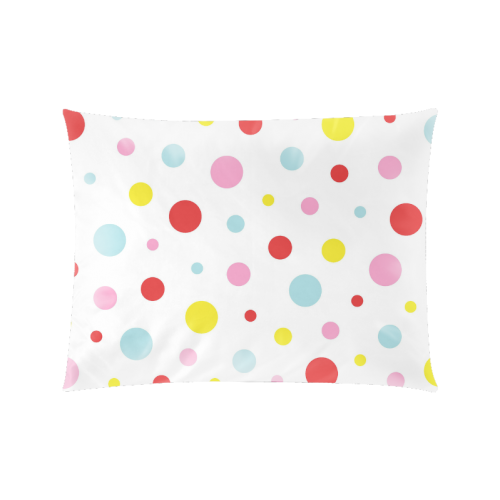 Color Spots Custom Zippered Pillow Case 20"x26"(Twin Sides)