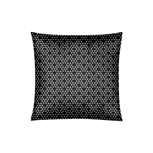 Polka Dot Custom Zippered Pillow Case 20"x20"(Twin Sides)