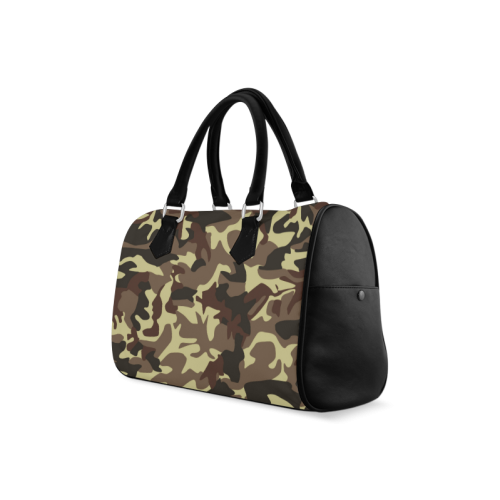 Army Camouflage Boston Handbag (Model 1621)