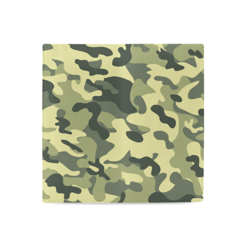 Camouflage Women's Leather Wallet (Model 1611)