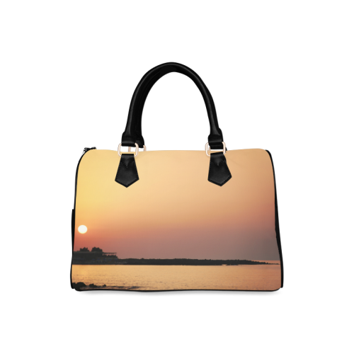 Sunset on the Beach Boston Handbag (Model 1621)