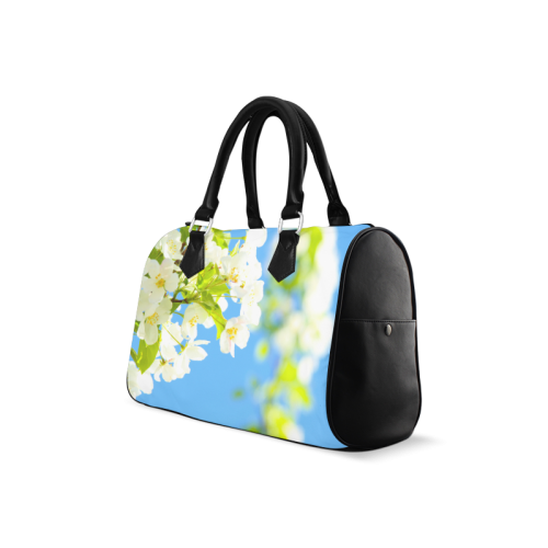 Bright Blooms Boston Handbag (Model 1621)