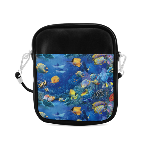 Sea Life Fish Sling Bag (Model 1627)