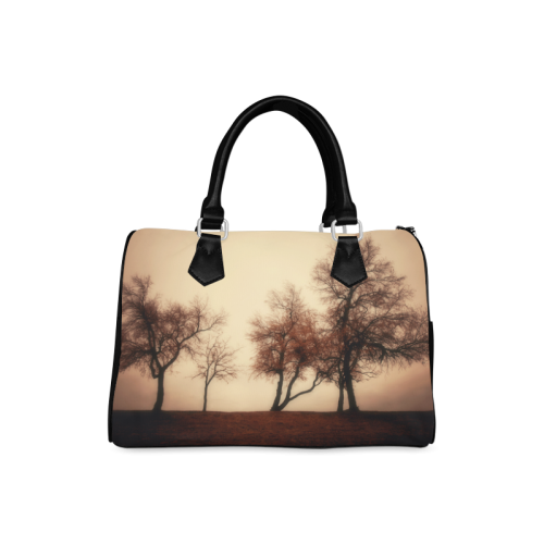 Rust Trees Boston Handbag (Model 1621)