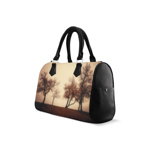 Rust Trees Boston Handbag (Model 1621)