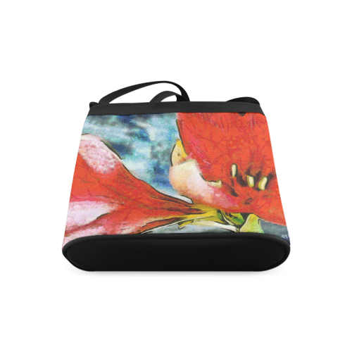 Red Flowers Bag Crossbody Bags (Model 1613)