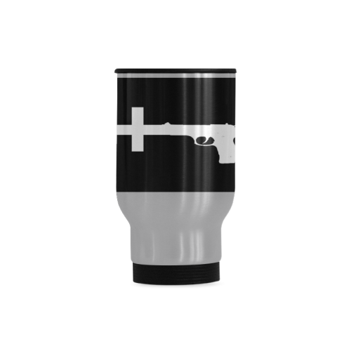 Crime and Punishment Travel Mug (Silver) (14 Oz)