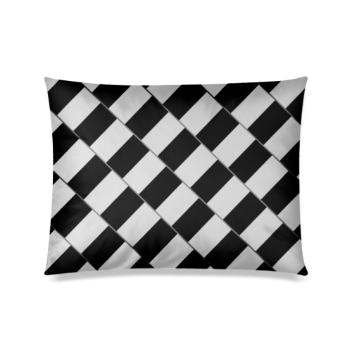 Hanging ladder Custom Zippered Pillow Case 20"x26"(Twin Sides)