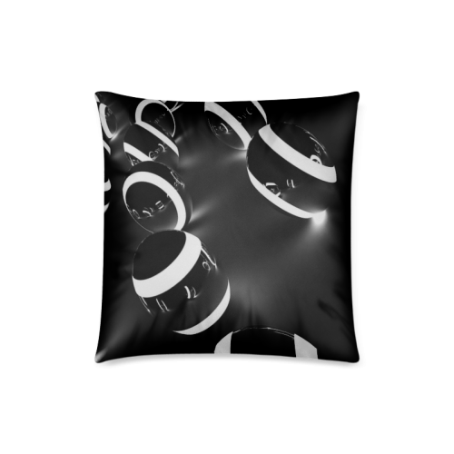 Photosphere Custom Zippered Pillow Case 18"x18"(Twin Sides)