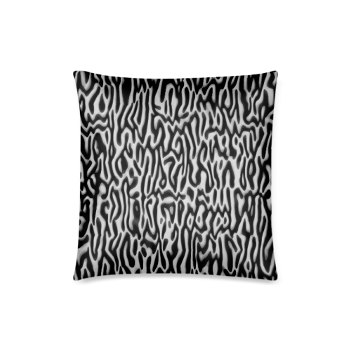 Black And White Art Fantastic Design Custom Zippered Pillow Case 18"x18"(Twin Sides)