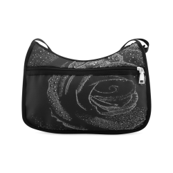 Black Rose Crossbody Bags (Model 1616)