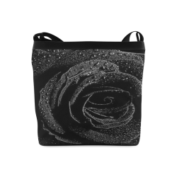 Black Rose Crossbody Bags (Model 1613)