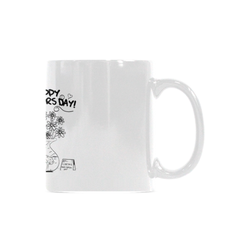 Happy Mothers Day And Greeting Cards White Mug(11OZ)