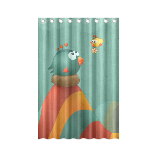 Happy Mother’s Day Tiny Wings Fan Art Shower Curtain 48"x72"