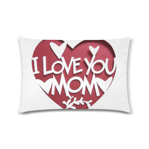 I LOVE YOU MOTHER Custom Zippered Pillow Case 16"x24"(Twin Sides)