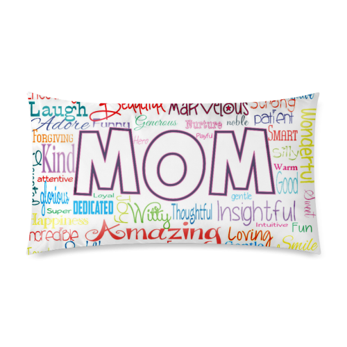 mothersday Rectangle Pillow Case 20"x36"(Twin Sides)
