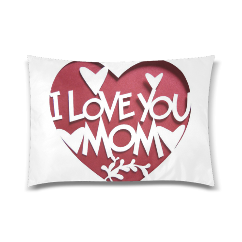 I LOVE YOU MOTHER Custom Zippered Pillow Case 20"x30"(Twin Sides)