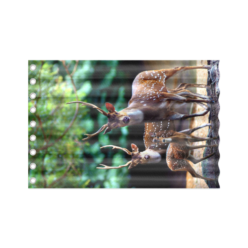 Deer Family Shower Curtain 48"x72"