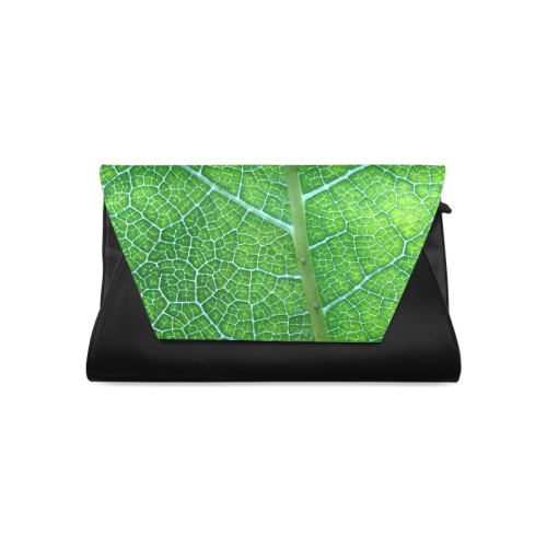 Landscape Pattern Pictures Of Green Leaf Clutch Bag (Model 1630)