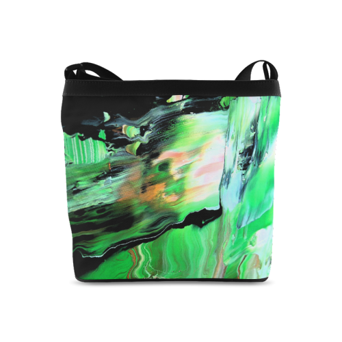 Green Modern Art Paintings Crossbody Bags (Model 1613)