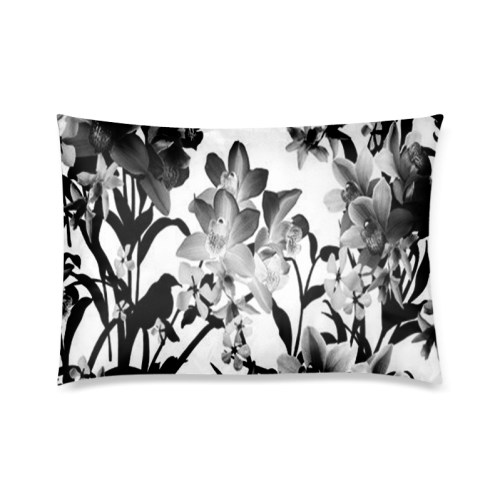 Custom Beautidful Ink Paintings Sayaka Design Custom Zippered Pillow Case 20"x30"(Twin Sides)