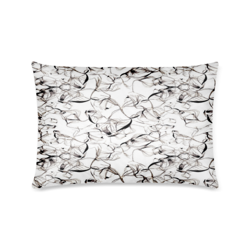 Abstact Pattern Design Custom Artsadd Stylish Custom Zippered Pillow Case 16"x24"(Twin Sides)
