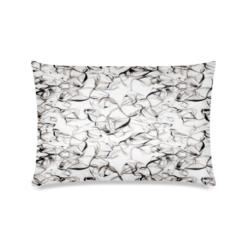 Abstact Pattern Design Custom Artsadd Stylish Custom Zippered Pillow Case 16"x24"(Twin Sides)