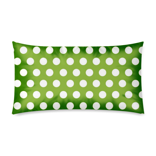 Cute dots regularly arranged Rectangle Pillow Case 20"x36"(Twin Sides)