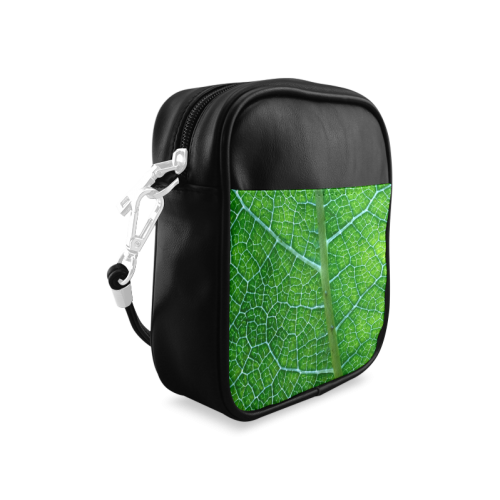 Landscape Pattern Pictures Of Green Leaf Sling Bag (Model 1627)