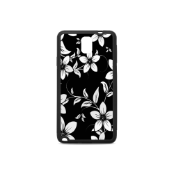 Black And White Designs Patterns Flower Rubber Case for Samsung Galaxy Note 3