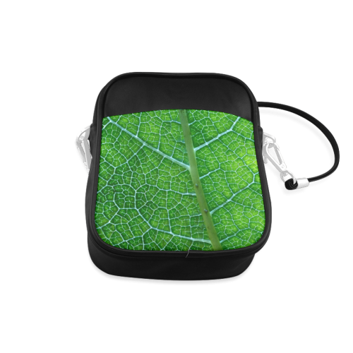 Landscape Pattern Pictures Of Green Leaf Sling Bag (Model 1627)