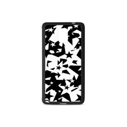 black_and_white_star_by_mythicdragon30 Rubber Case for Samsung Galaxy Note 4