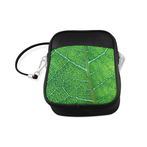 Landscape Pattern Pictures Of Green Leaf Sling Bag (Model 1627)