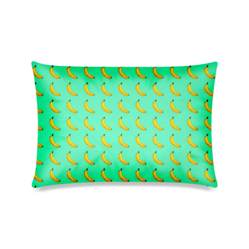 Lovely bananas regularly arranged Custom Zippered Pillow Case 16"x24"(Twin Sides)