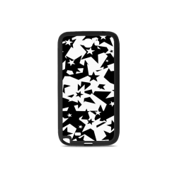 black_and_white_star_by_mythicdragon30 Rubber Case for Samsung Galaxy Note 2