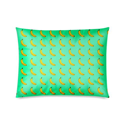 Lovely bananas regularly arranged Custom Zippered Pillow Case 20"x26"(Twin Sides)