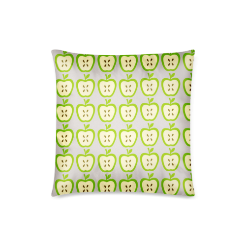 cute Apple regularly arranged Custom Zippered Pillow Case 18"x18"(Twin Sides)