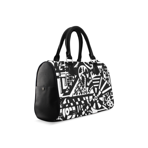 BLACKWHITESHARP Boston Handbag (Model 1621)