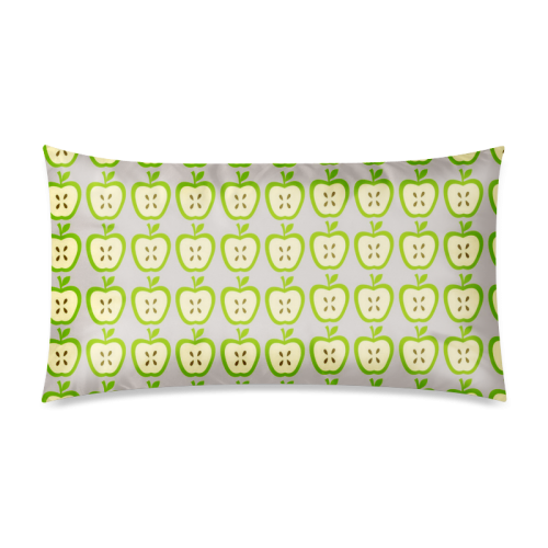 cute Apple regularly arranged Rectangle Pillow Case 20"x36"(Twin Sides)