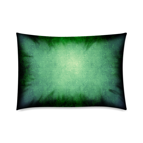 Retro aesthetic texture waves Custom Zippered Pillow Case 20"x30"(Twin Sides)