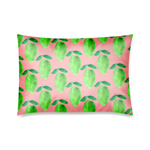 Lovely mango regularly arranged Custom Zippered Pillow Case 20"x30"(Twin Sides)